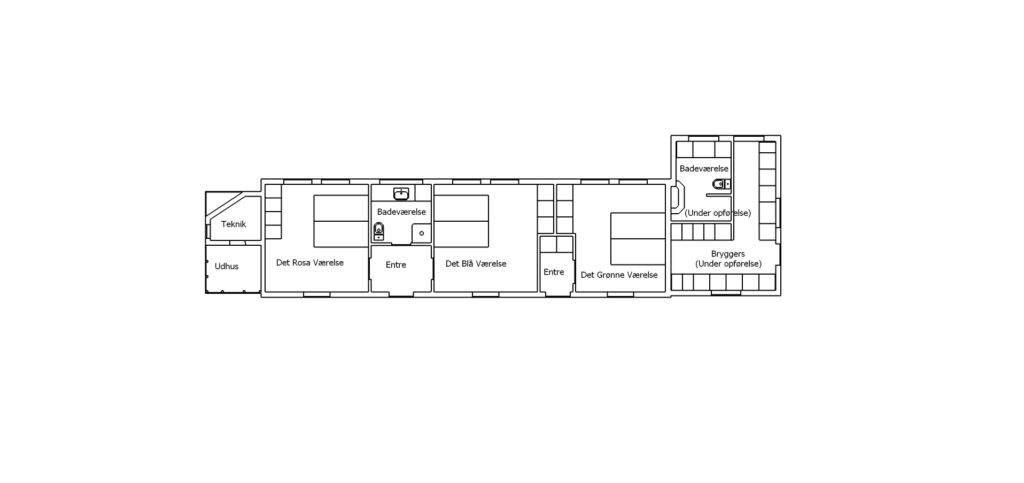 Plantegning af Stalden mv