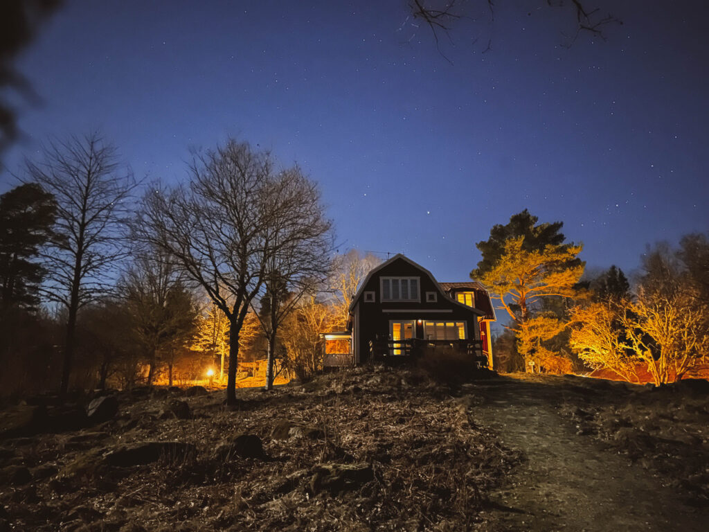 Stjernehimmel over Smålunda